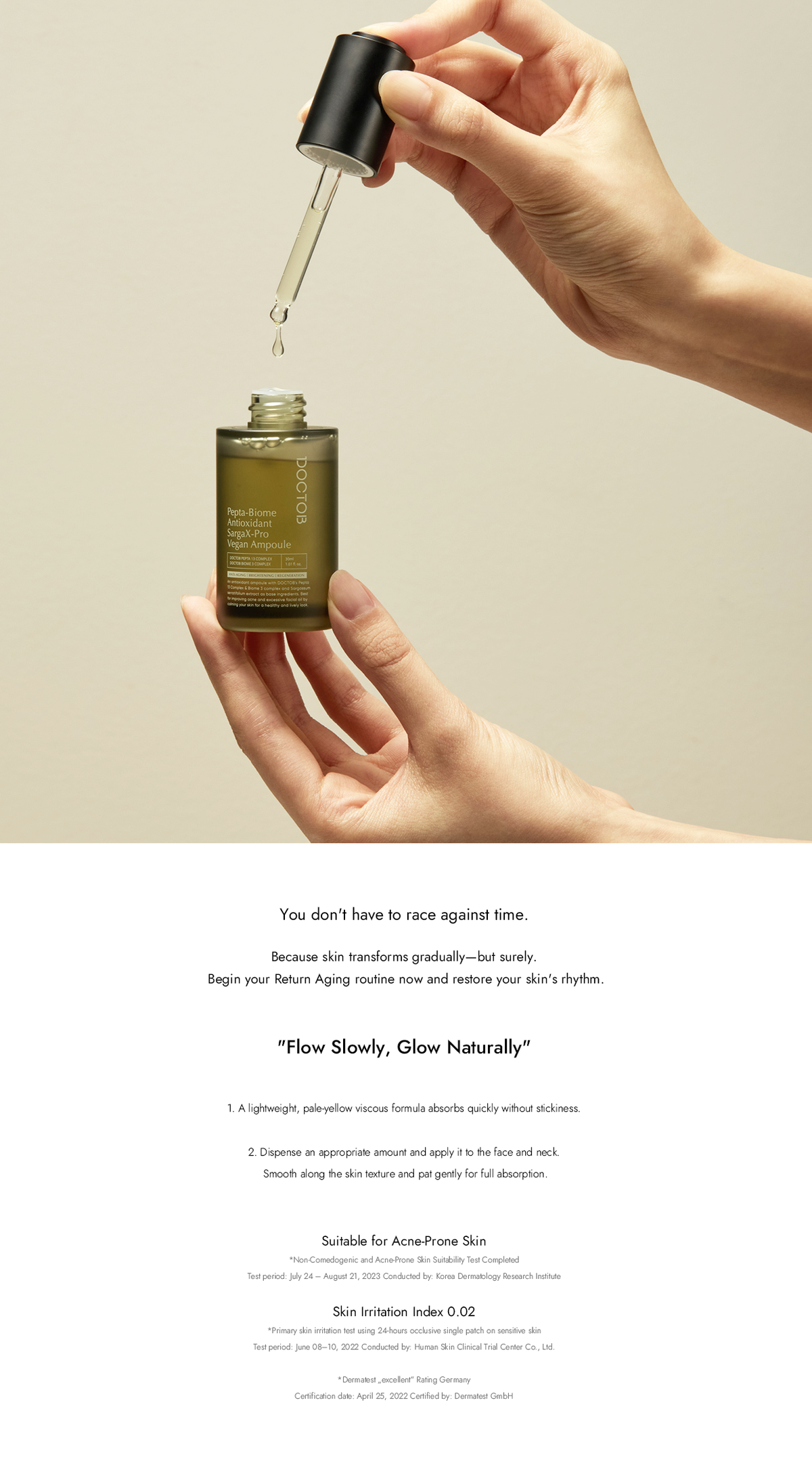 Pepta-Biome Antioxidant SargaX-Pro Vegan Ampoule