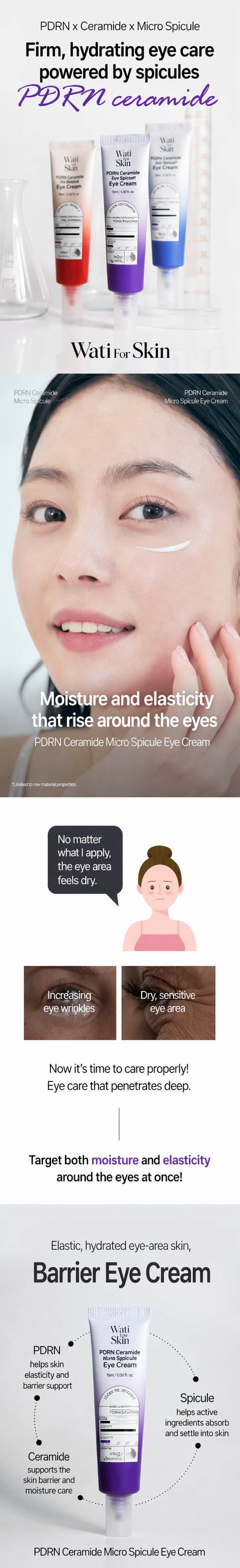 PDRN Ceramide Micro Spicule Eye Cream