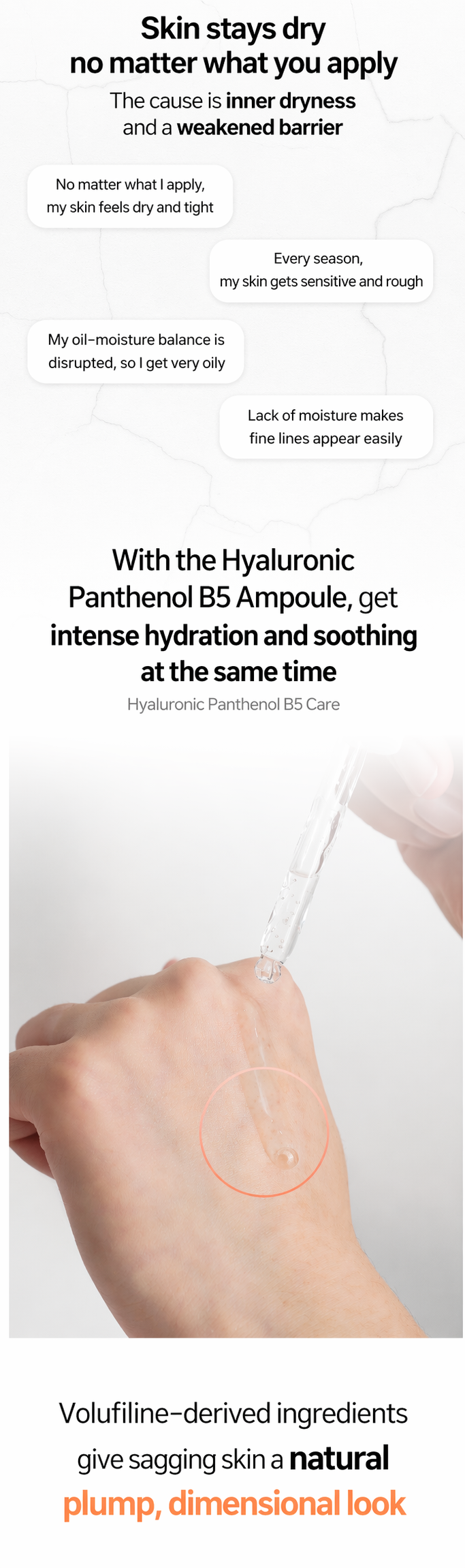 Ampoule Volufroshot à l'Acide Hyaluronique, Panthénol B5