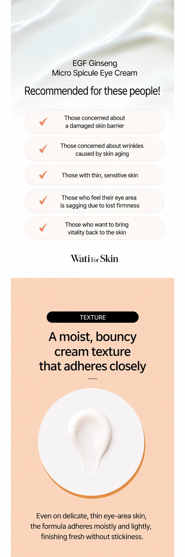 Crème Contour des Yeux EGF Ginseng Micro Spiculet