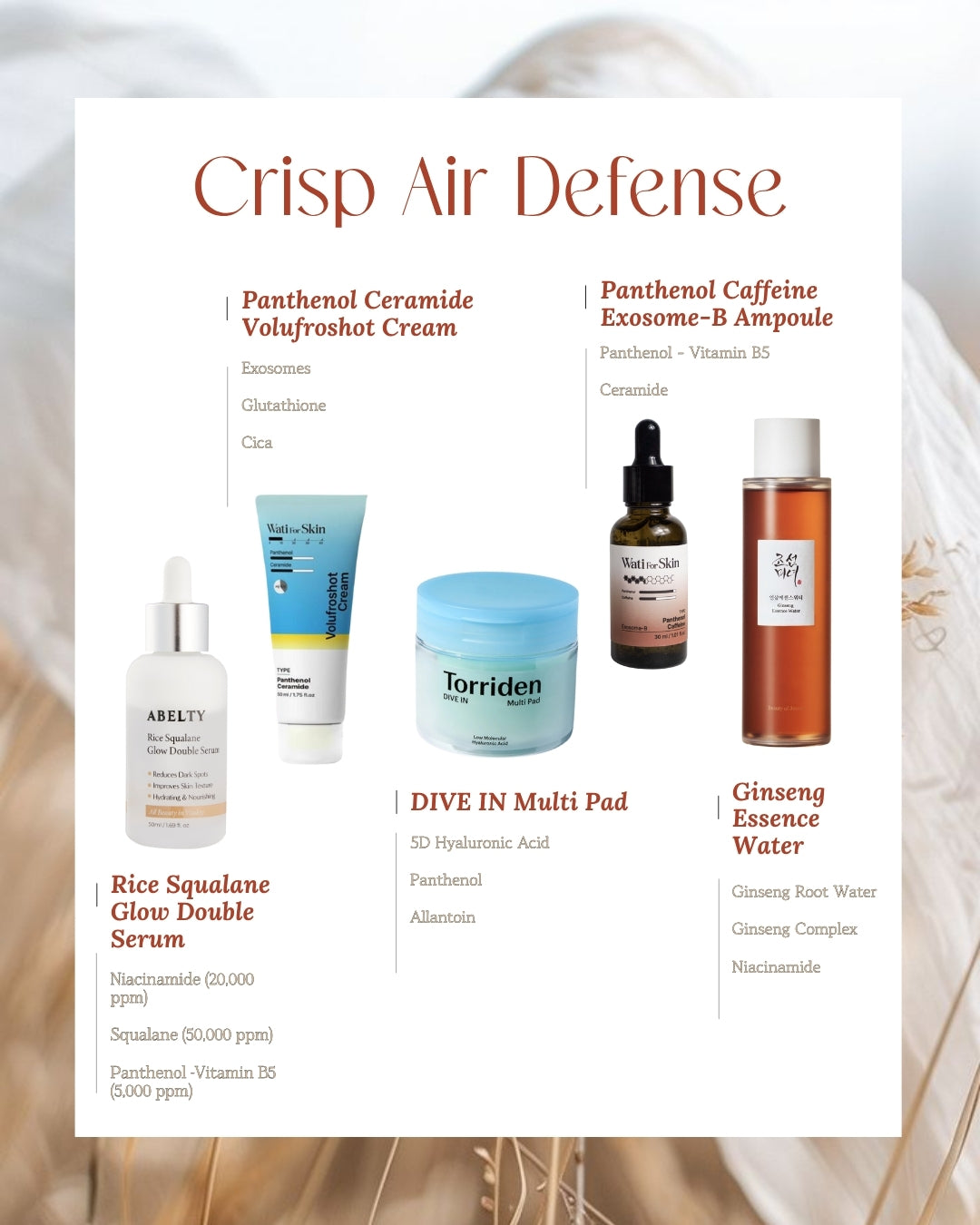 Crisp Air Defense (5 products)- USD $130 Value