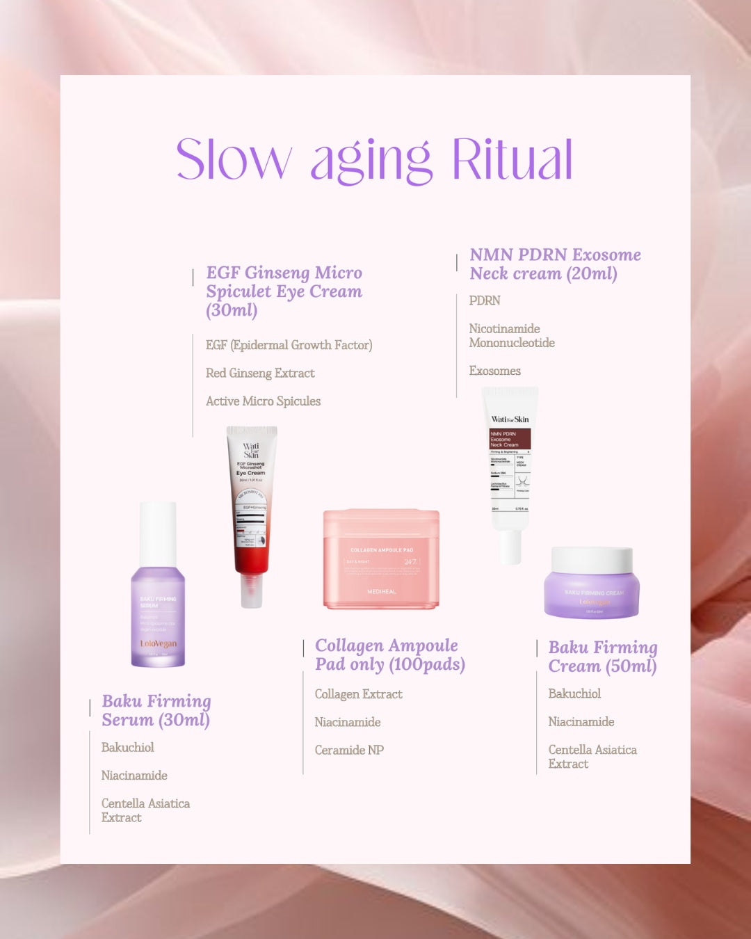 Slow-Aging Ritual (5 products)- USD $180 Value