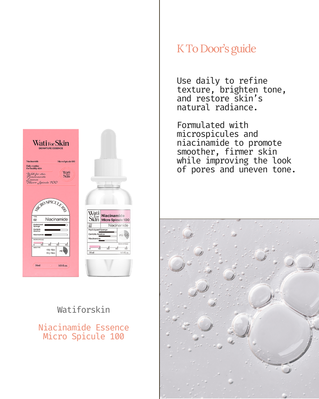 Niacinamide Essence Micro Spicule 100
