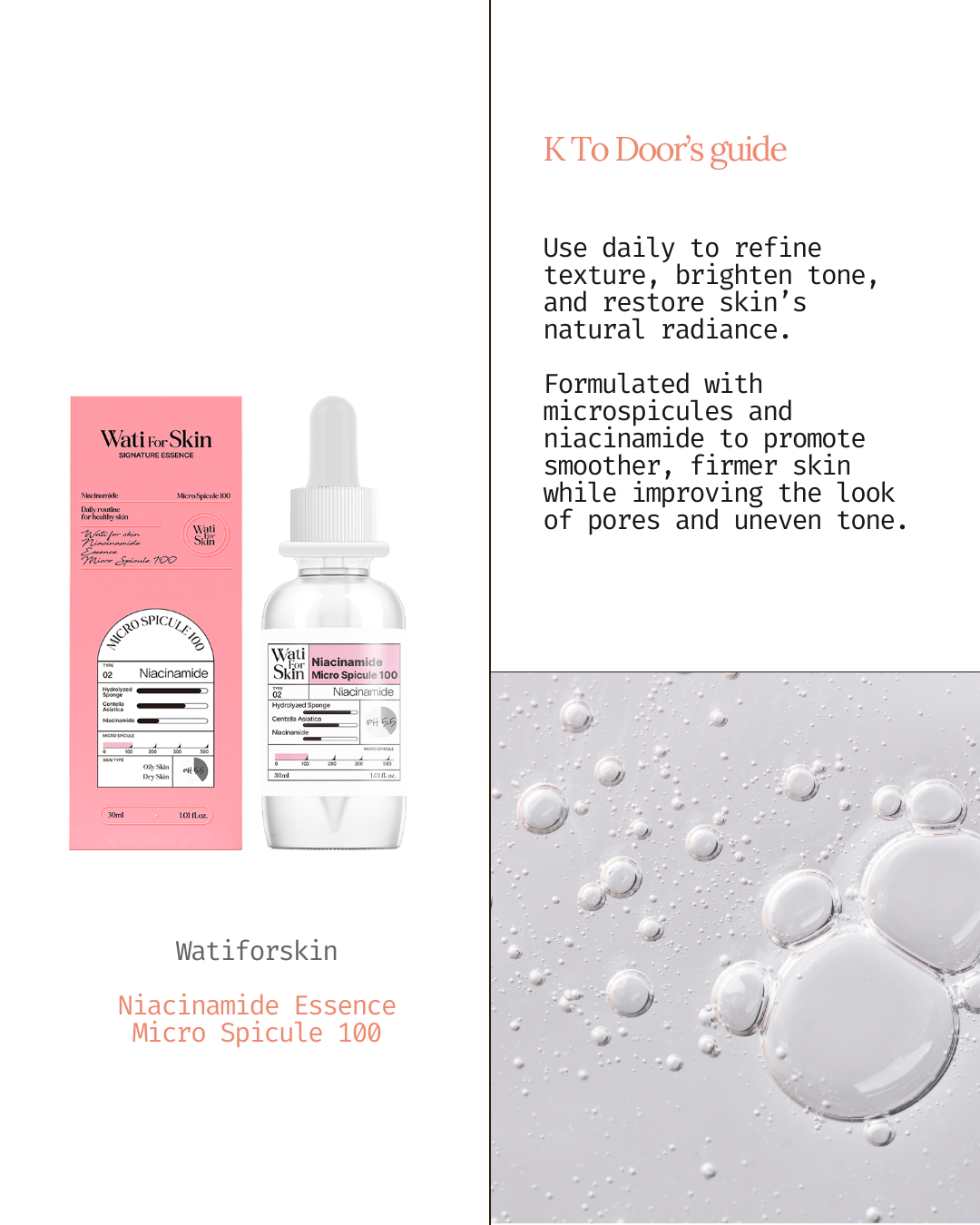 Niacinamide Essence Micro Spicule 100