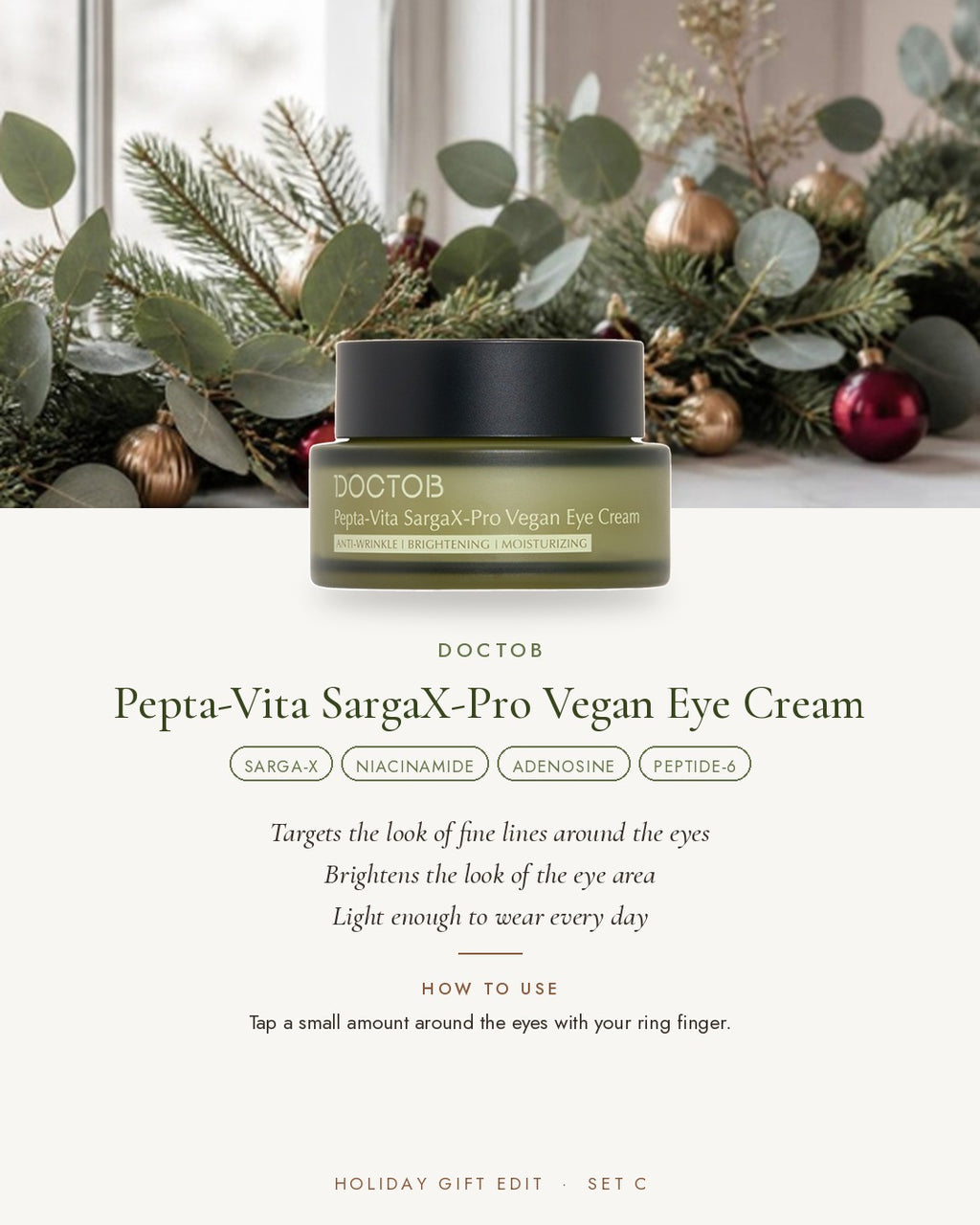 DOCTOB Pepta-Vita SargaX-Pro Vegan Eye Cream