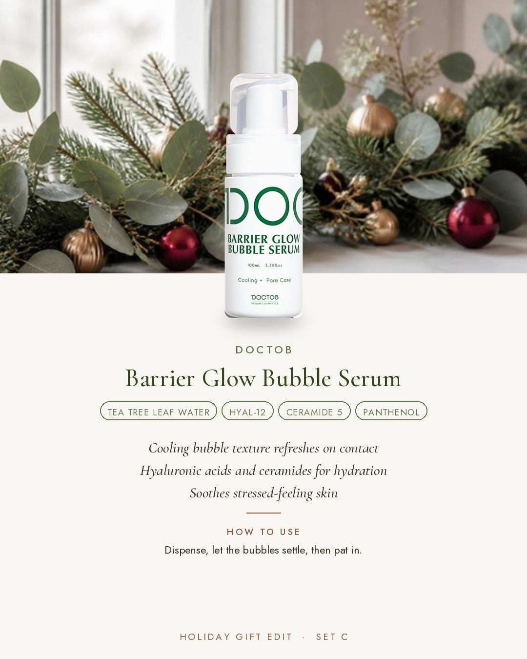 DOCTOB Barrier Glow Bubble Serum