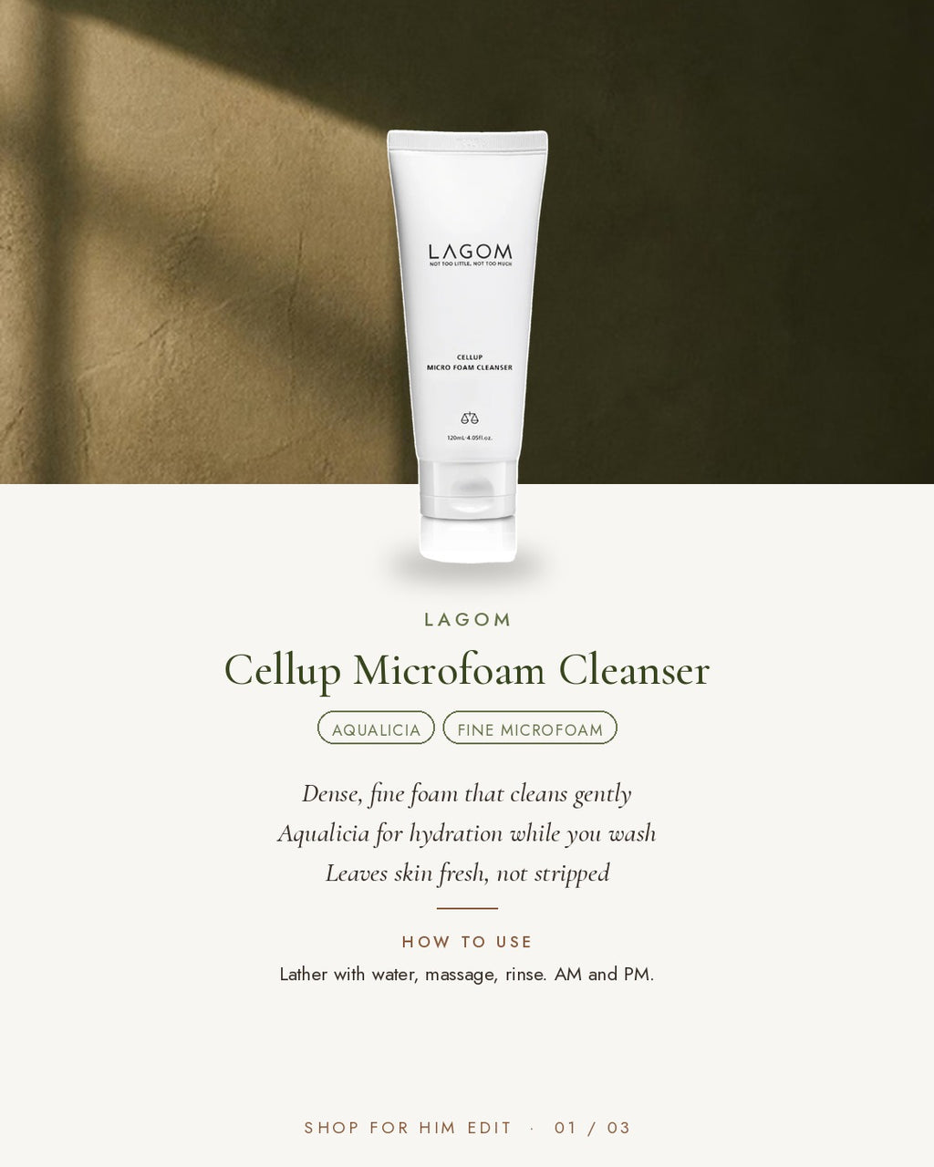 LAGOM Cellup Microfoam Cleanser
