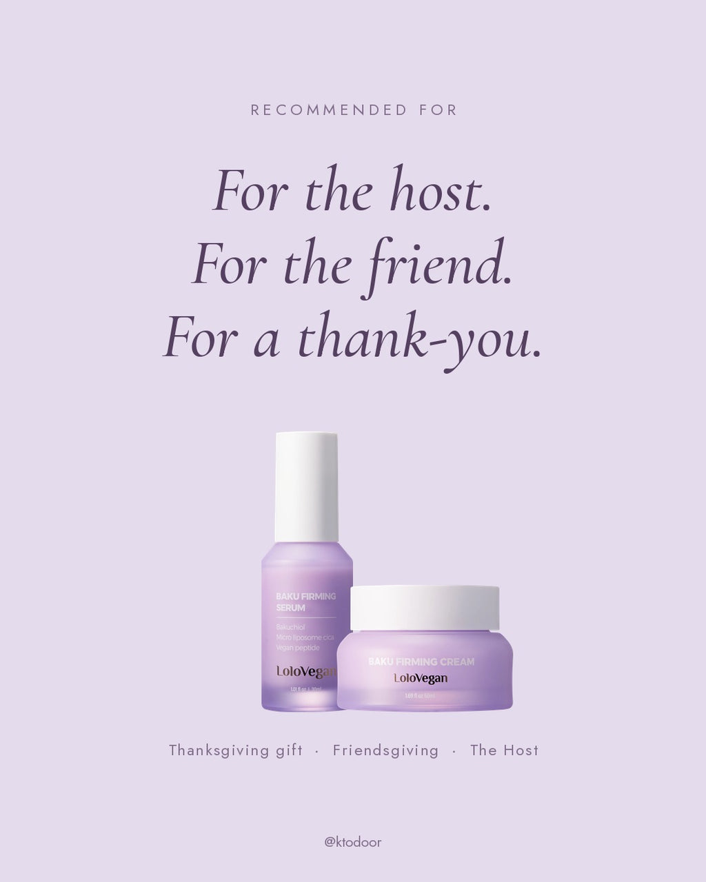 Thanks & Giving Kit, recommended for the host, the friend, a thank-you