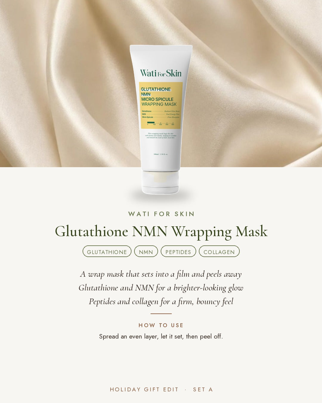 WATI FOR SKIN Glutathione NMN Wrapping Mask
